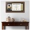 ArtToFrames 11x14 inch Diploma Frame with 5x7 Inch Image Opening and Tassel Opening - Framed with Black and Gold Mats, Comes with Regular Acrylic and Sawtooth Hanger for Wall Hanging (DIT-11x14)